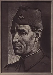 Marskal Tito, chef for partisanhæren, der befriede Jugoslavien fra tyskerne